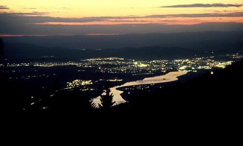 Zdjęcie SłOWACJA / Mała Fatra / Streczno i rzeka Wag / Mleczna Droga