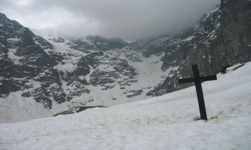 Zdjecie SOWACJA / Ruomberok / Maa Fatra / Majowy snieg