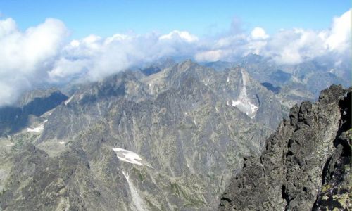 Zdjecie SOWACJA / brak / TATRY WYSOKIE / WIDOK Z GERLACHA