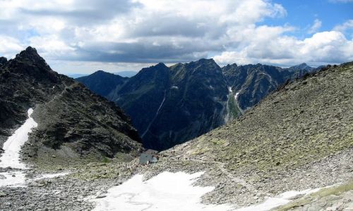 Zdjecie SOWACJA / Tatry Sowackie / Droga na Rysy / Schronisko pod Rysami 