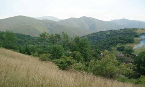 Zdjęcie SłOWACJA / Ruzomberok / Vlkolinec / Panorama Vlkolinca
