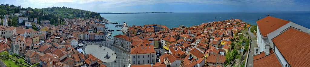 Zdjęcia: Piran, Carniola, Panorama miasta Piran, SłOWENIA Zdjęcia: Piran, Carniola, Panorama miasta Piran, SłOWENIA