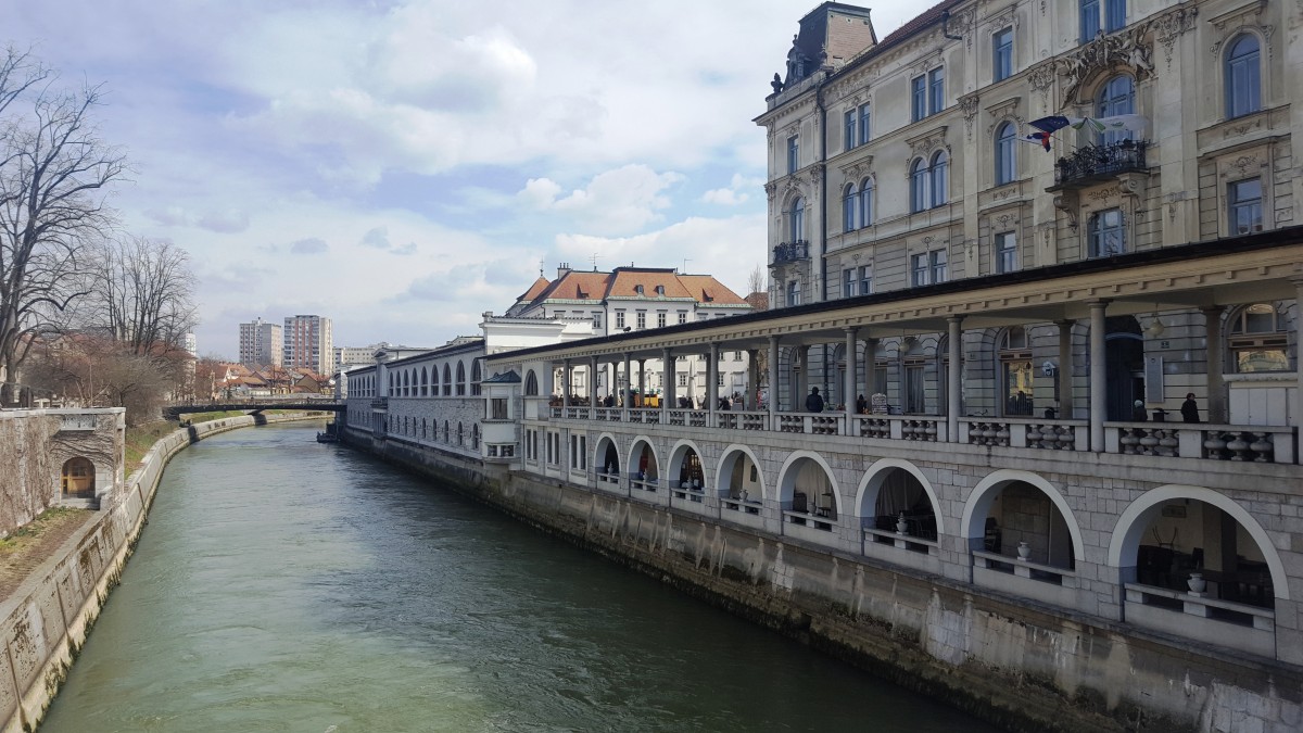 Zdjęcia: Ljubljana, Ljubljana, Bulwary nad Ljubljanicą, SłOWENIA Zdjęcia: Ljubljana, Ljubljana, Bulwary nad Ljubljanicą, SłOWENIA