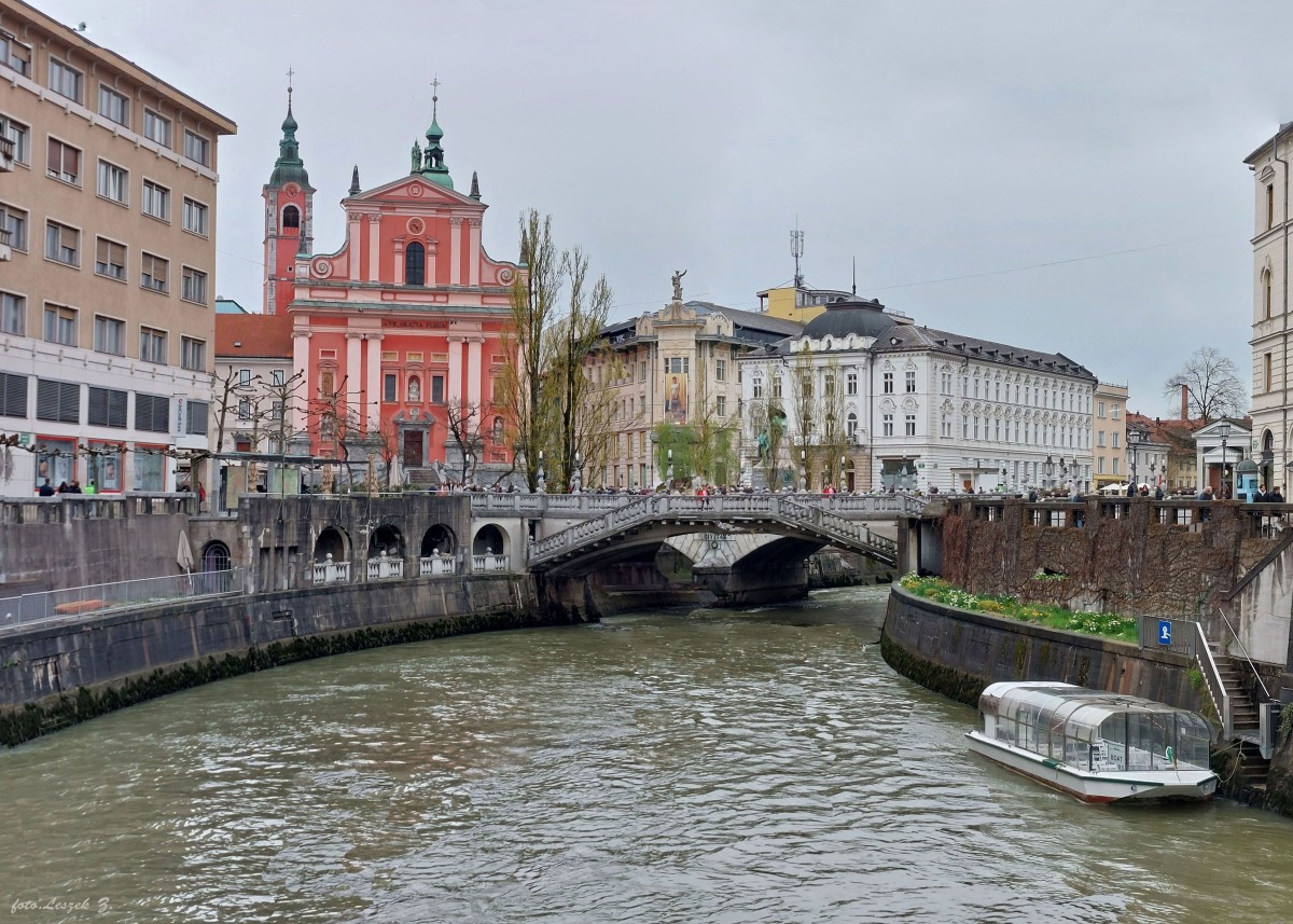 Zdjęcia: Placu Preseren., Lublana., Potrójny most., SłOWENIA Zdjęcia: Placu Preseren., Lublana., Potrójny most., SłOWENIA
