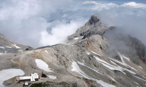 Zdjecie SOWENIA / Alpy Julijskie / Triglav / W chmurach