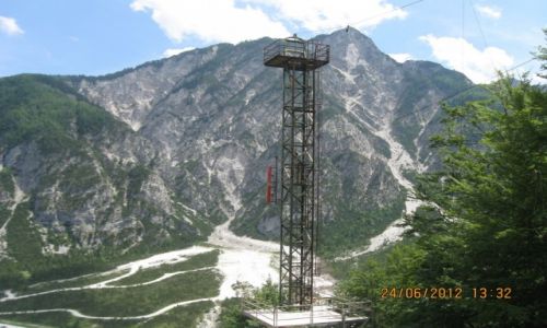 Zdjecie SOWENIA / Sowenia / Planica / Widok na Triglav ze skoczni w Planicy