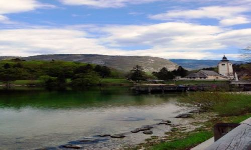 Zdjęcie SłOWENIA / Bohinj / Ribčev Laz / Cerkev Sv. Janeza Krstnika