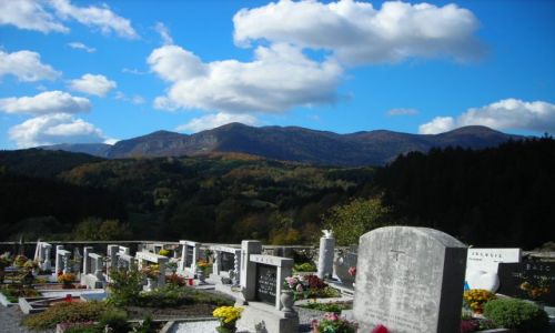 Zdjcie SOWENIA / brak / cmentarz w okolicach zamku predjamskiego / w sam raz na wieczno