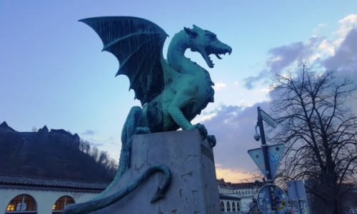 Zdjęcie SłOWENIA / Ljubljana / Smoczy most / Ljubljana - miasto smoków