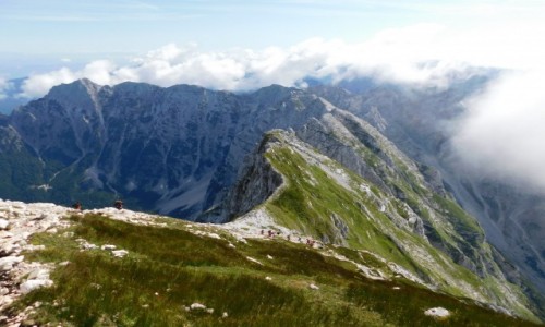 Zdjęcie SłOWENIA / Alpy Julijskie / pod Mangart / szlaki w górach