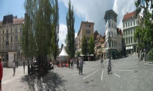 Zdjecie SłOWENIA / - / Ljublijana / The town square of Ljublijana