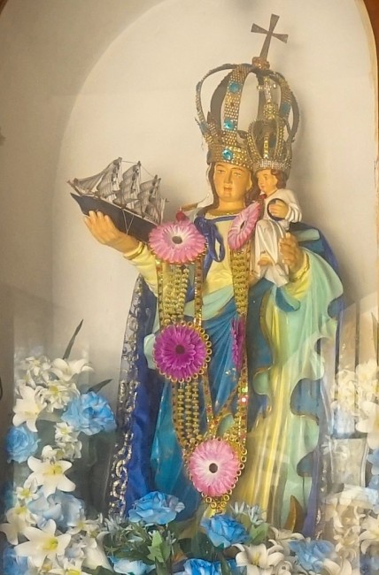 Zdj cia: Wyspa Duwa, Negombo, Statua Matki Boskiej Dobrej Podry, SRI LANKA