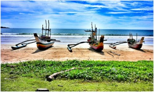 Zdjecie SRI LANKA / Weligama / Weligama / Weligama beach