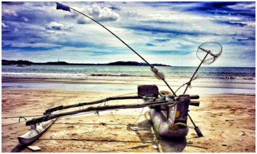 Zdjcie SRI LANKA / Hambantota / Hambantota / rybak