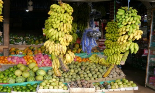 Zdjęcie SRI LANKA / - / Dambulla, Stragan / Sri Lanka