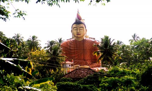 Zdjecie SRI LANKA / brak / Sri Lanka środkowa / Przydrożny BUDDA