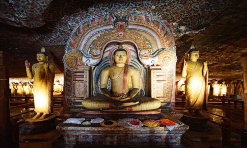 Zdjcie SRI LANKA / Matale  / Dambulla / Zota witynia