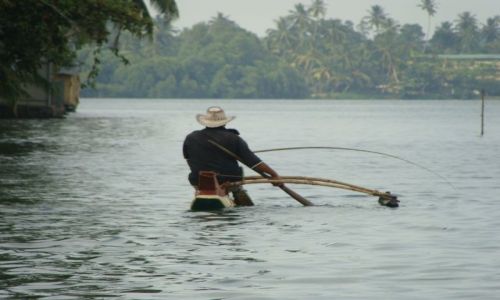 Zdjecie SRI LANKA / Bentotta / wsch.Sri Lanka / lankijski rybak 