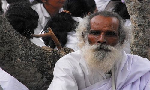 Zdjęcie SRI LANKA / Kalutara / sanktuarium w Kalutarze / pielgrzym