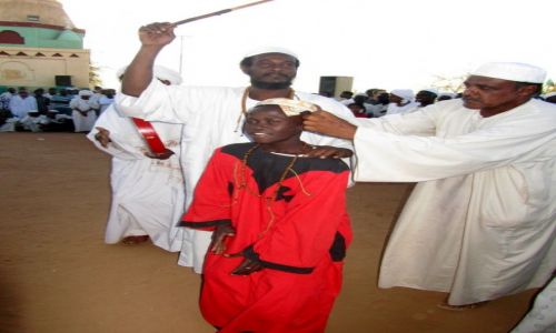 Zdjęcie SUDAN / AFRYKA / CHARTUM  / SUDAN - MARSZ DERWISZOW W STOLICY CHARTUM