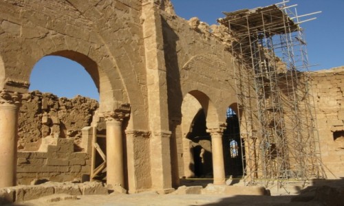 Zdj�cie SYRIA / p�noc pustyni Syryjskiej / Rusafa, Alabastrowe miasto / Katedra �w Sergiusza ruiny