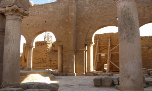 Zdj�cie SYRIA / p�noc pustyni Syryjskiej / Rusafa, Alabastrowe miasto / Katedra �w Sergiusza ruiny