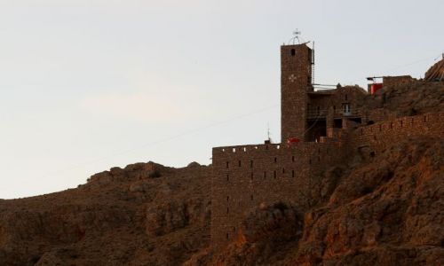 Zdjęcie SYRIA / gory qalamoun / mar musa / mar musa.monastyr z freskami ,wykonanymi w 11 wieku