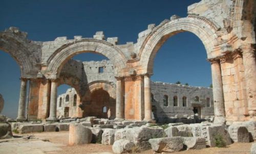 Zdjęcie SYRIA / brak / San Simon / Ruiny bazylik