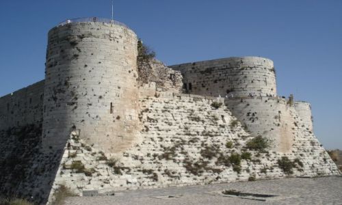 Zdjecie SYRIA / Homs / Krak des Chevaliers / Twierdza idealna