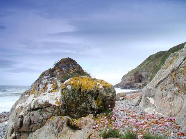 Zdjęcia: Glasserton, Galloway, St Ninian"s Cave, SZKOCJA Zdjęcia: Glasserton, Galloway, St Ninian"s Cave, SZKOCJA