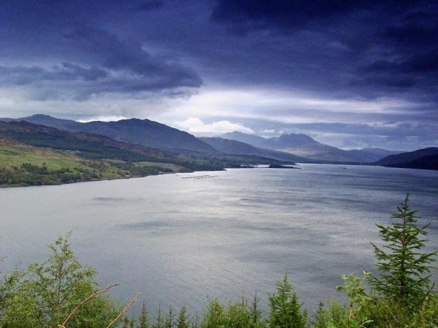 Zdjęcia: Loch Carron, Highland, w drodze do Torrindon, SZKOCJA Zdjęcia: Loch Carron, Highland, w drodze do Torrindon, SZKOCJA