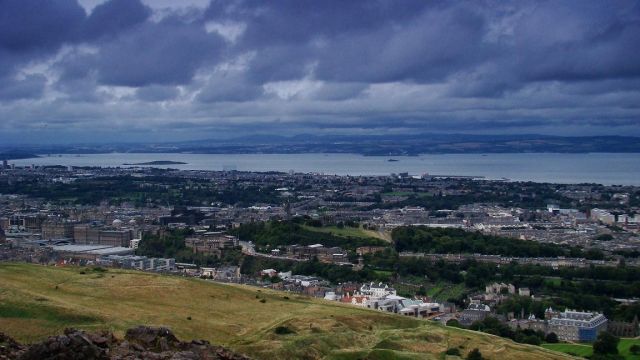 Zdjęcia: Edinborough, Lothian, widok z Arthur Seat (251 m), SZKOCJA Zdjęcia: Edinborough, Lothian, widok z Arthur Seat (251 m), SZKOCJA