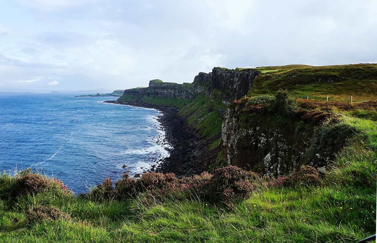 Zdjęcia: Kilt Rock, Wyspa Skye, Klif, SZKOCJA Zdjęcia: Kilt Rock, Wyspa Skye, Klif, SZKOCJA