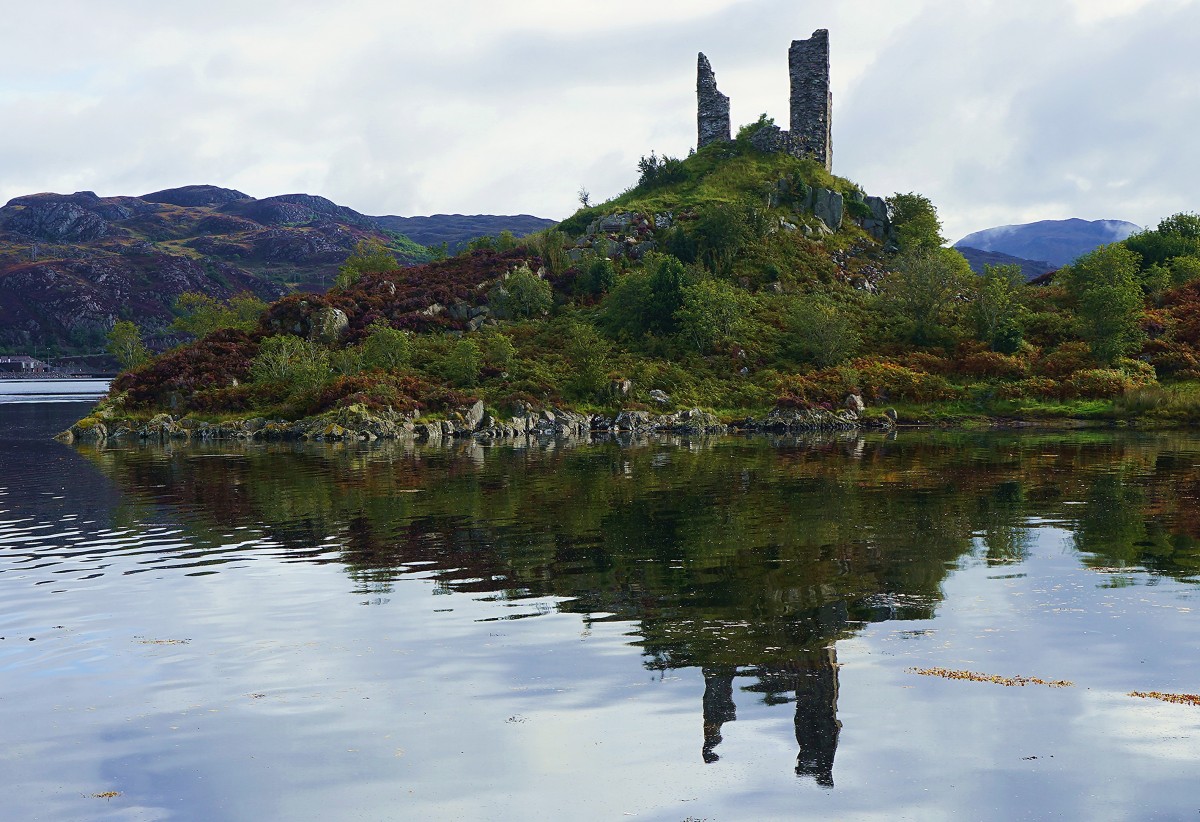 Zdjęcia: Kyleakin, Wyspa Skye, Ruiny zamku Maol, SZKOCJA Zdjęcia: Kyleakin, Wyspa Skye, Ruiny zamku Maol, SZKOCJA