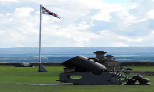 Zdjęcie SZKOCJA / - / Fort George / armata na Fort George