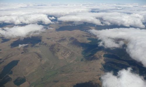 Zdjęcie SZKOCJA / okolice Glasgow / jeszcze nad chmurami / Nad wzgórzami południowej Szkocji