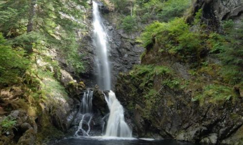Zdjęcie SZKOCJA / Highland,okolice jeziora Loch Ness / Cannich-Tomich / Plodda Falls