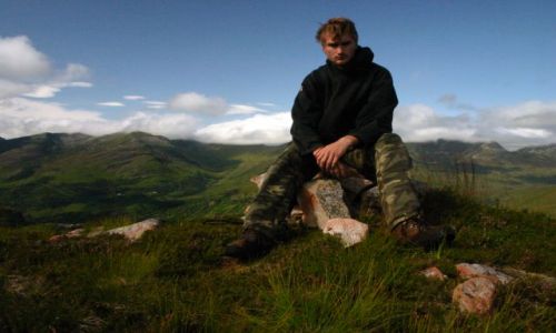Zdjęcie SZKOCJA / Glen Coe / Maell Ruigh a' Bhricleathaid / Na szczycie