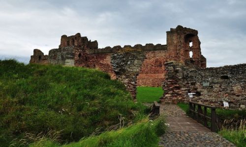 Zdjcie SZKOCJA / East Lothian / Niedaleko od North Berwick / Tantallon Castle