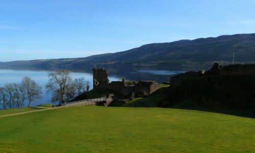 Zdjecie SZKOCJA / Loch Ness / Urquhart Castle / Resztki smoczej warowni
