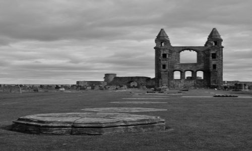 Zdjcie SZKOCJA / St Andrews / St Andrews / Kamie na kamieniu....