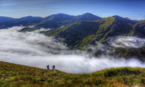 Zdjcie SZKOCJA / Highland / Glen Shiel  / Five Sisters of Kintail, Glen Shiel 