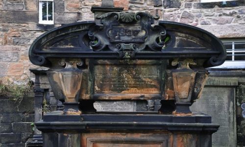 Zdjcie SZKOCJA / Edynburg / Edynburg-Greyfriars Kirkyard / Kamienne M-1