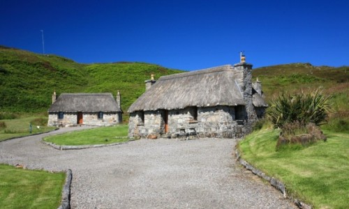 Zdjcie SZKOCJA / Isle of Sky / Elgol / Sodkie chaty w Elgol