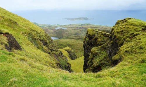 Zdjcie SZKOCJA / Wyspa Skye / Gry Quiraing / Widok na zatok