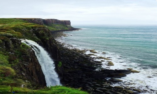 Zdjcie SZKOCJA / Wyspa Skye / Loch Mealt / Kilt Rock