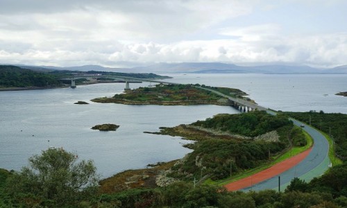 Zdjcie SZKOCJA / Kyle of Lochalsh / Wzgrze Plock / Skye Bridge