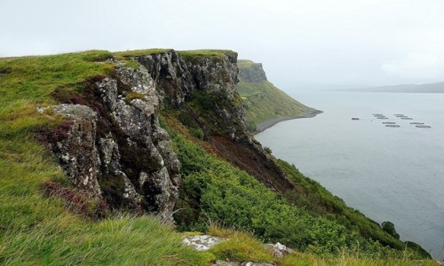 Zdjecie SZKOCJA / Wyspa Skye / Portree / Klif