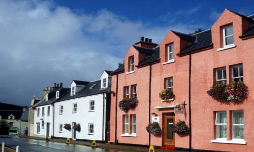 Zdjęcie SZKOCJA / Wyspa Skye / Portree / Kamieniczki