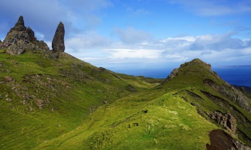 Zdjecie SZKOCJA / Wyspa Skye / Wzgrze Storr  / Szkocka ziele i bkit